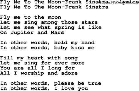 fly me to the moon song lyrics|Fly me to the moon .